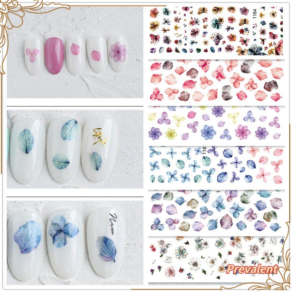 Stiker Nail Art Bahan Akrilik Dengan Perekat Untuk Musim Panas