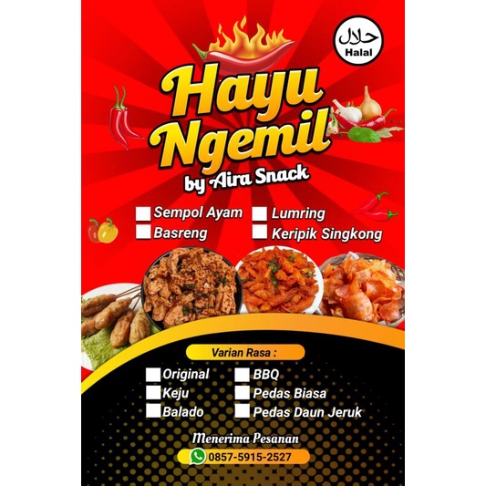 

BASRENG PEDAS DAUN JERUK BERAT 70gr bikin dadakan