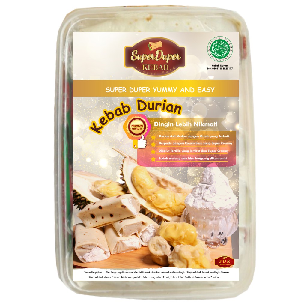 

Super Duper Kebab Varian Durian