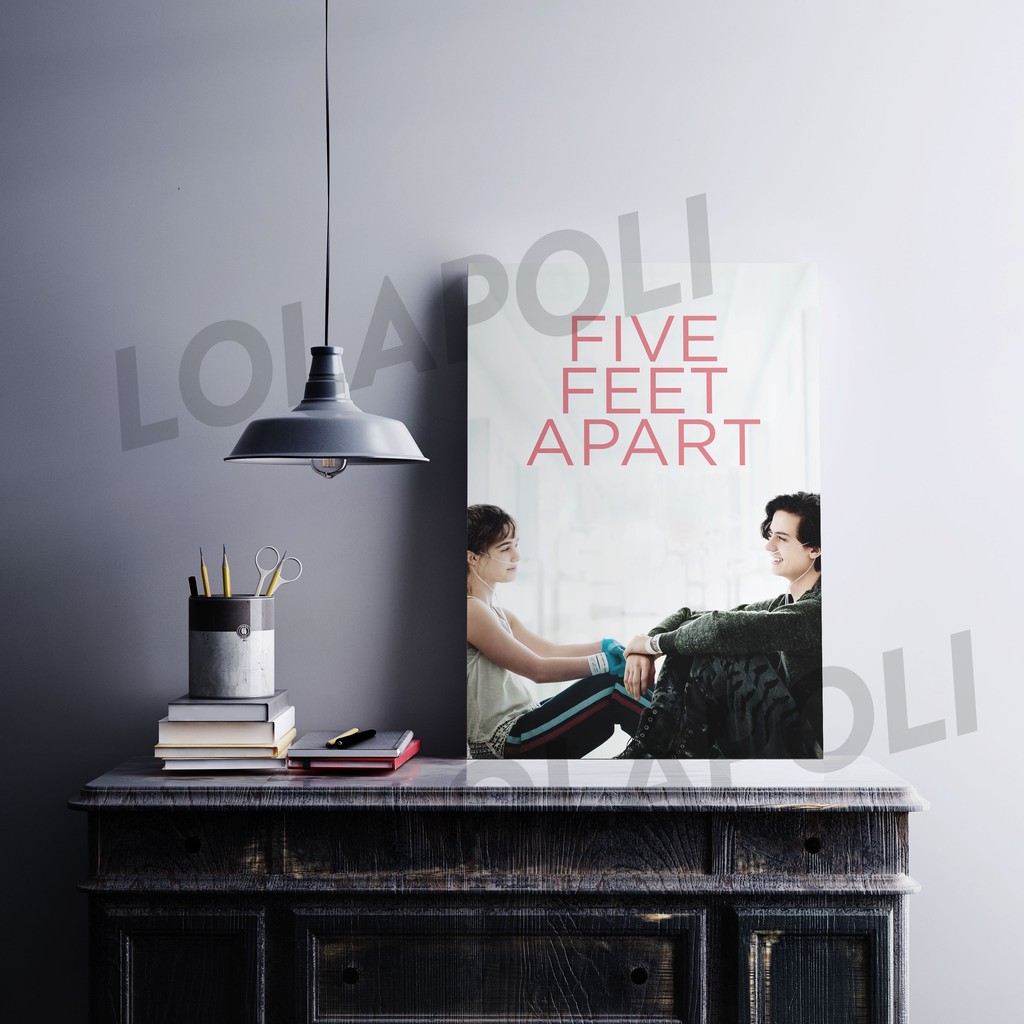 Hiasan Dinding Poster Kayu - Film Five Feet Apart
