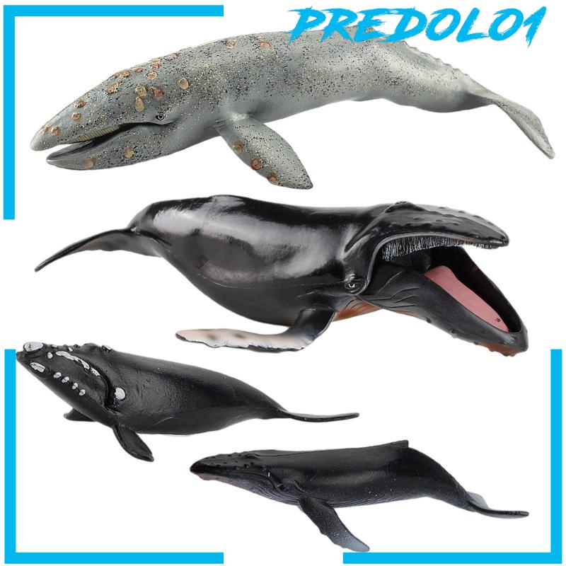 [PREDOLO1] Simulation Whale Model Toy Ornaments Crafts Teaching Aid for Girls Kids Boys