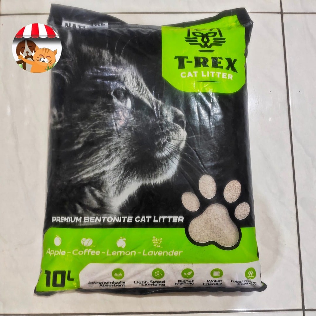 Jual Pasir Kucing Gumpal Wangi 10 Liter Trex Premium - Cat Sand ...