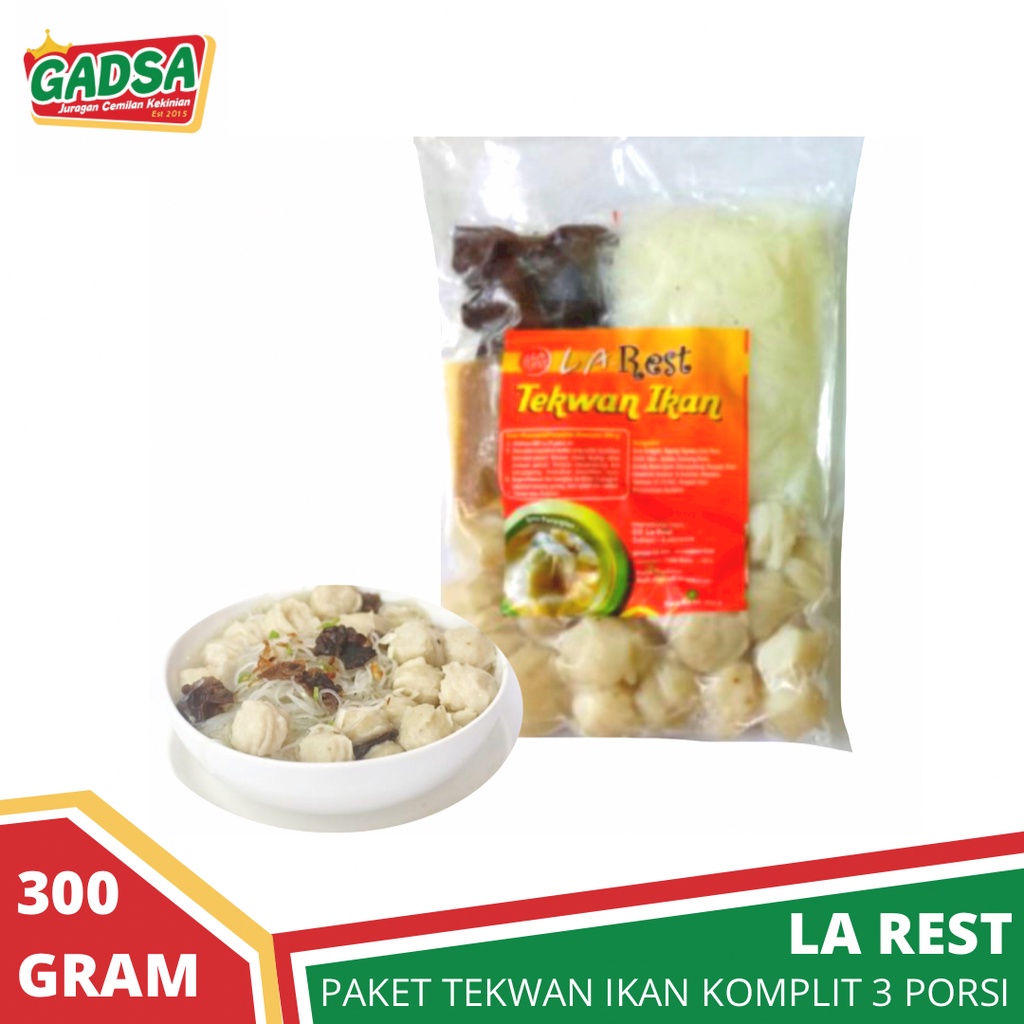 Tekwan Ikan Larest Tekwan La Rest Komplit untuk 3 porsi