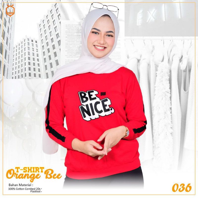 T-shirt Orange Bee 036