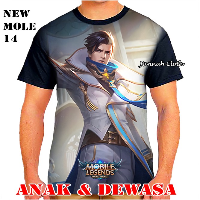 Baju Kaos 3D Granger Lightborn Overrider Skin Mobile Legends Printing