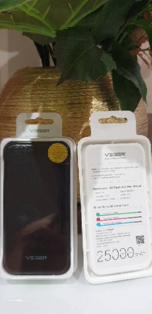 Powerbank Veger / POWER BANK VEGER V16 25.000mah Slim Original