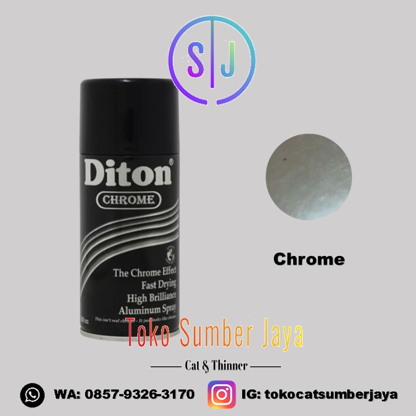 Cat Semprot Diton Chrome