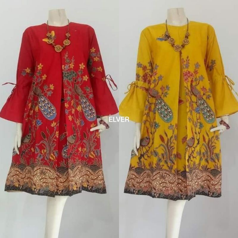 ATASAN BATIK RAISYA MODERN / TUNIK BATIK MERAK