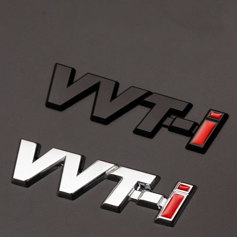 Emblem VVTi Mobil Logam VVT-i VVTi Logo Stiker Untuk TOYOTA Camry COROLLA Body Mobil Ekor Emblem Badge Side Fender Stickers