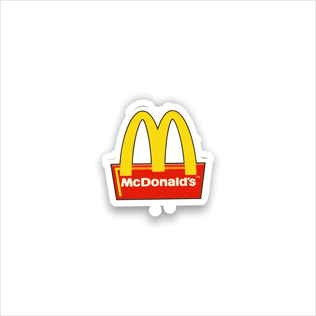 

Stiker Mc'D McDonald Sticker Graftac anti air high quality brand distro striping hypebeast