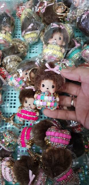 Monchichi Baby Girl doll bagcharm