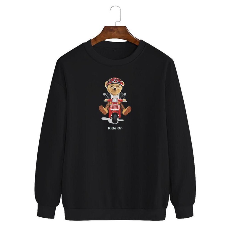 Noveli wear - Sweatshirt roughneck | sweater crewneck basic unisex distro 7807