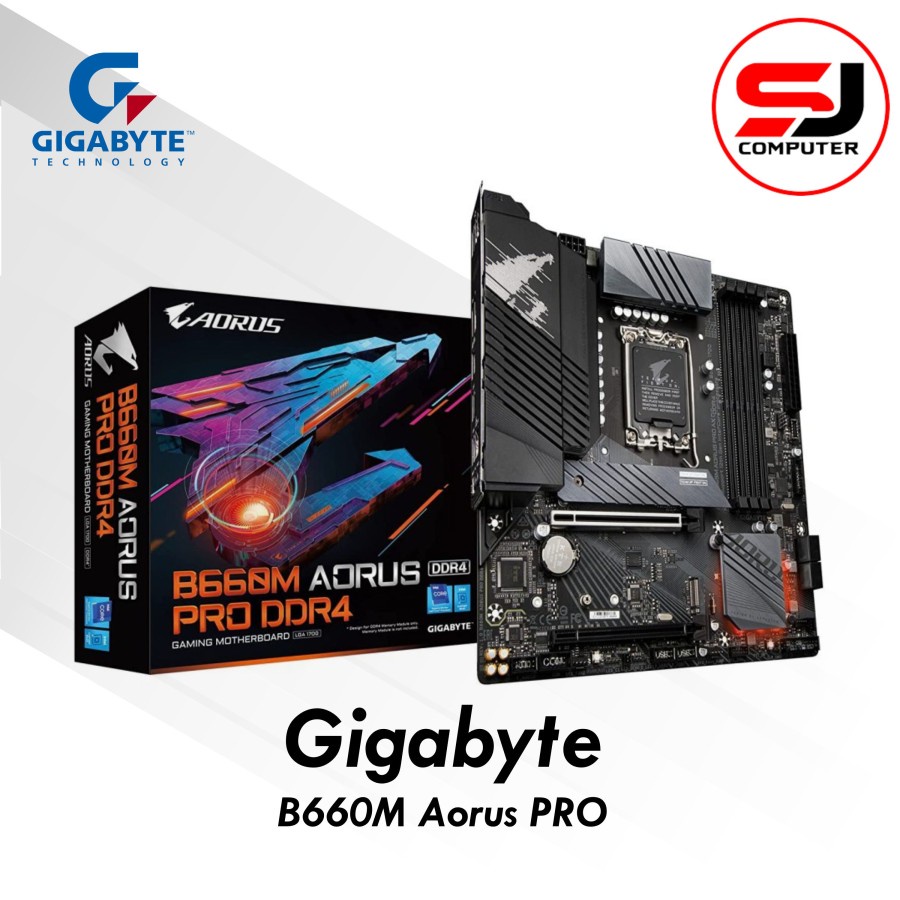 Gigabyte Aorus PRO B660M DDR4 | Intel 12th Gen LGA1700 Motherboard