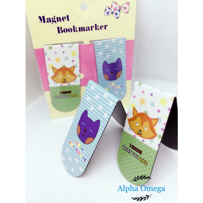 

Murah Pembatas Buku / Bookmark Magnet Edisi Animals Lucu Berkualitas