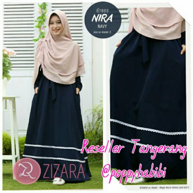 ZIZARA NIRA DRESS NAVY
