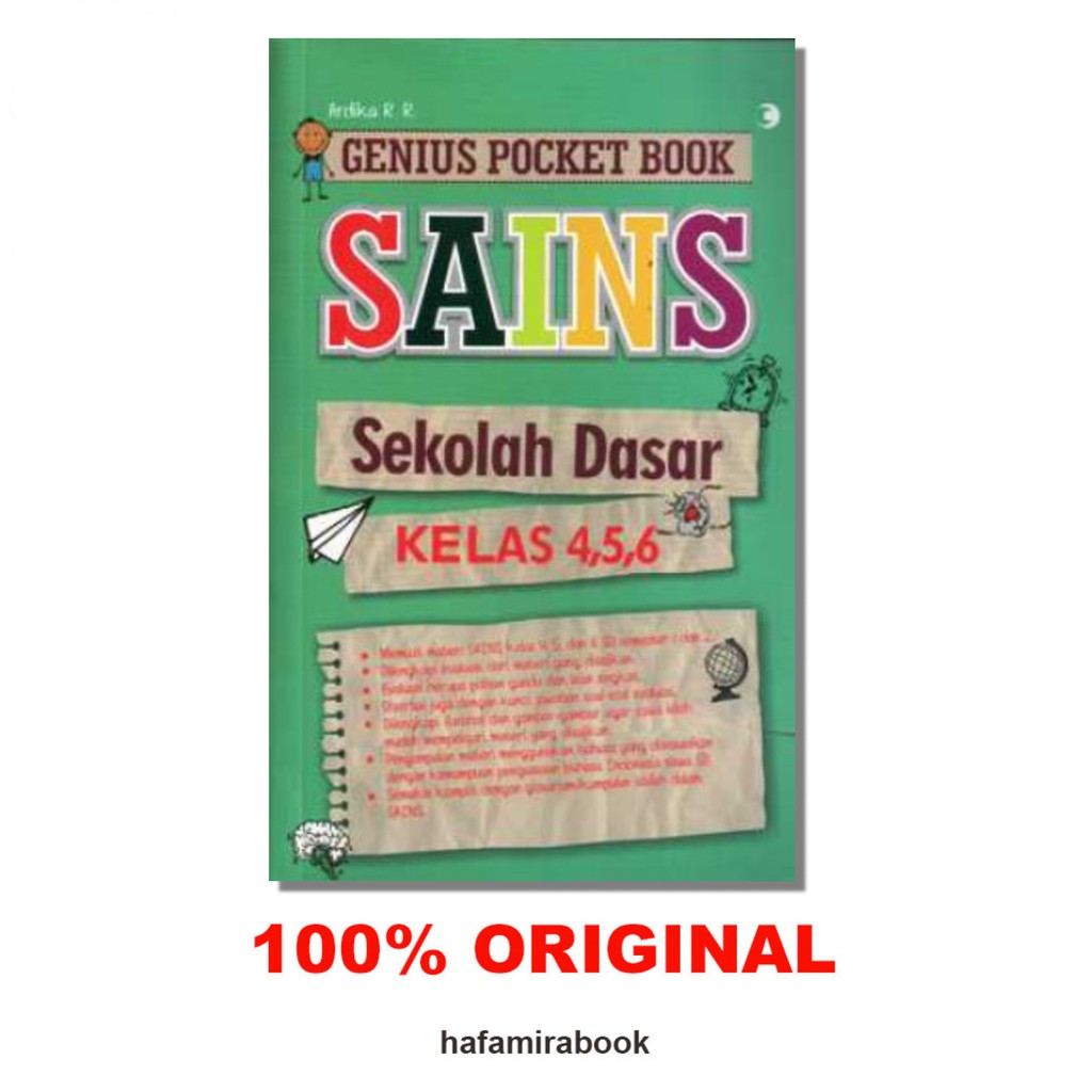 Genius Pocket Book Sains Sekolah Dasar Kelas 4 5 6