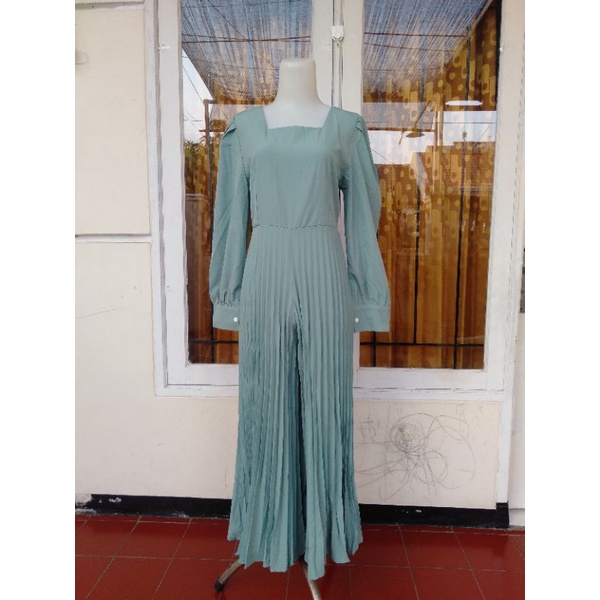jumpsuit kulot plisket