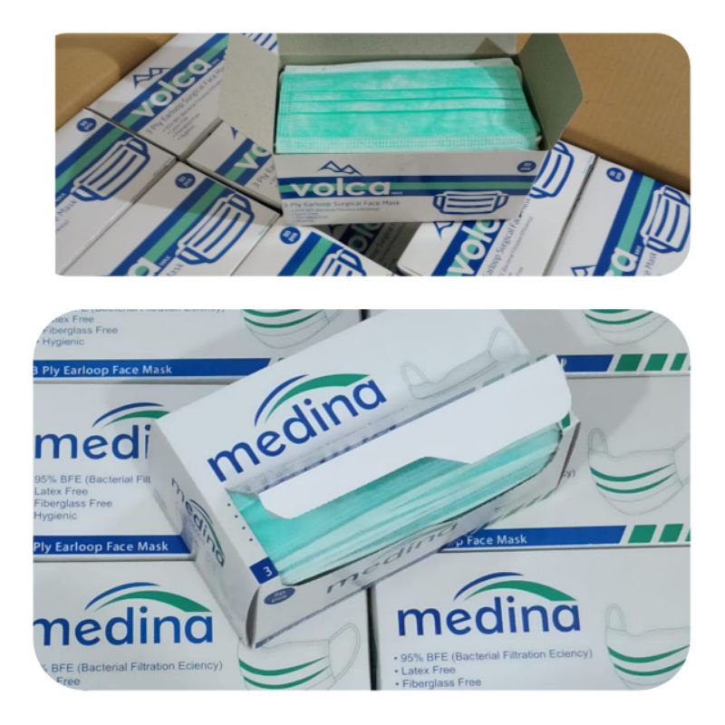 Masker Medis 3Ply 1 Box isi 50 Pcs