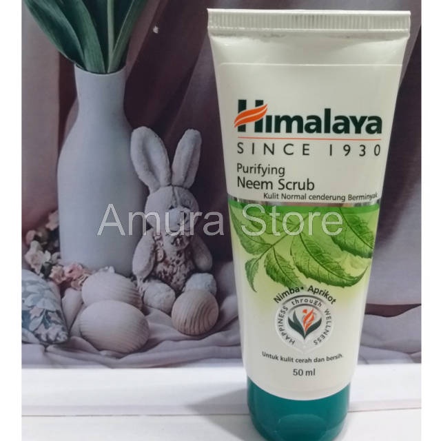 Himalaya Purifying Neem Scrub 50ml | Scrub Himalaya | Pembersih Wajah Himalaya | Himalaya Scrub