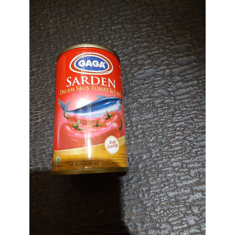 

Sarden Gaga Saus Tomat & Cabe155gr