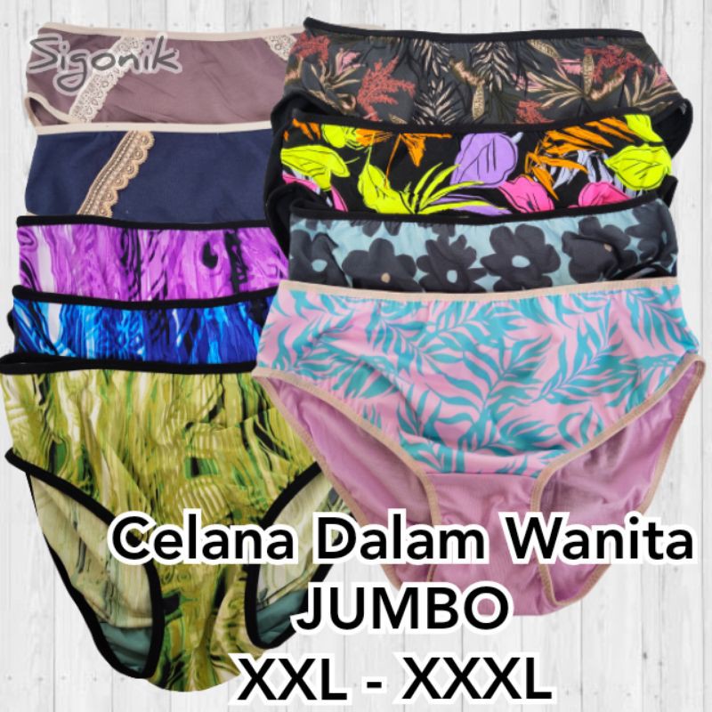 CD Celana Dalam JBT Wanita Dewasa JUMBO XXL. XXXL. Big Size Murah/Nyaman/Adem/Elastis