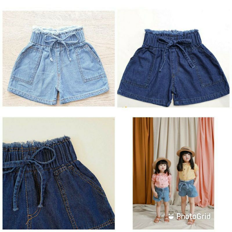 Celana pendek anak hot pants cewek 1-7 tahun