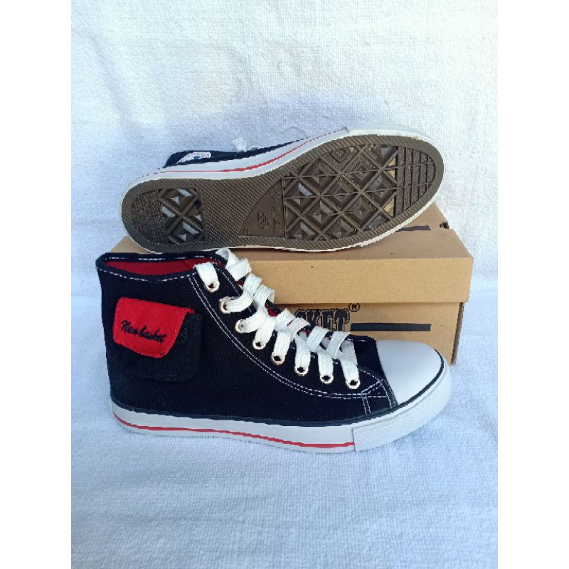 PROMO TERBARU SEPATU SEKOLAH NEW BASKET 335 HC KANTONG (TINGGI)