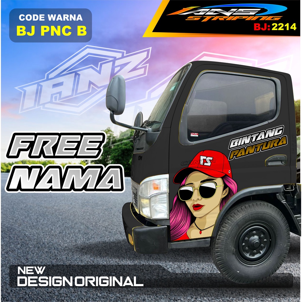 STICKER VARIASI PINTU TRUK FUSO RAGASA / DECAL PINTU DUMTRUK  / STIKER MOBIL TRUK / STIKER PINTU TRUK KEREN