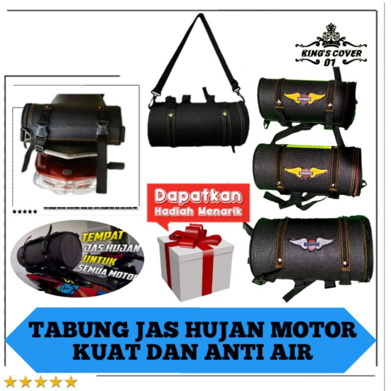 Tabung jas hujan motor / tabung mantol / tas jas hujan