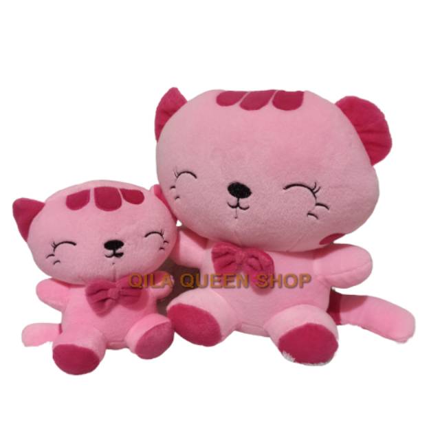 BONEKA kucing cantik XL, gratis size S 1