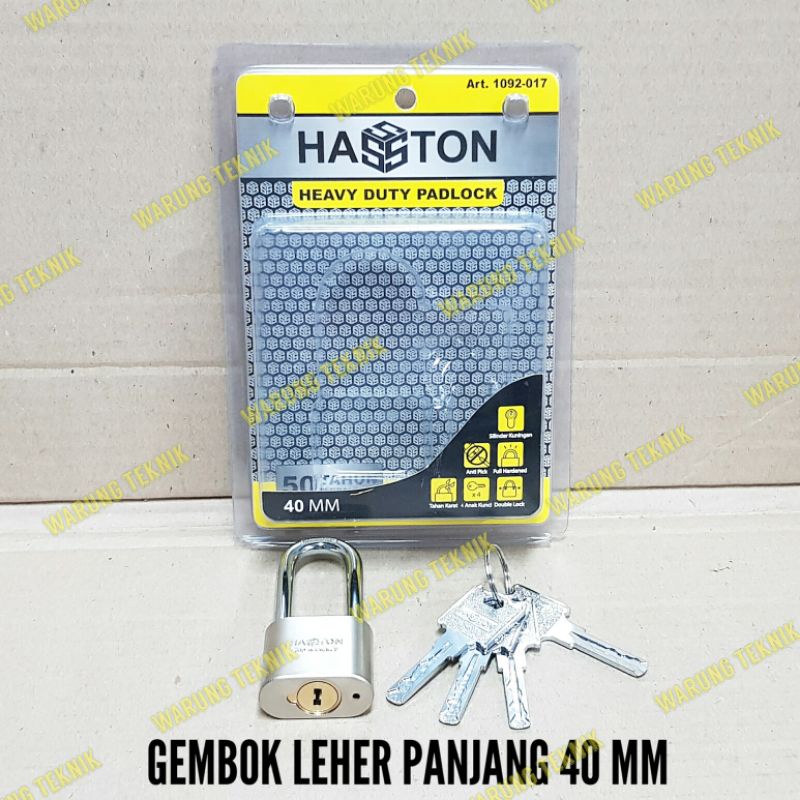 HASSTON GEMBOK SAFETY LEHER PANJANG 40 50 MM