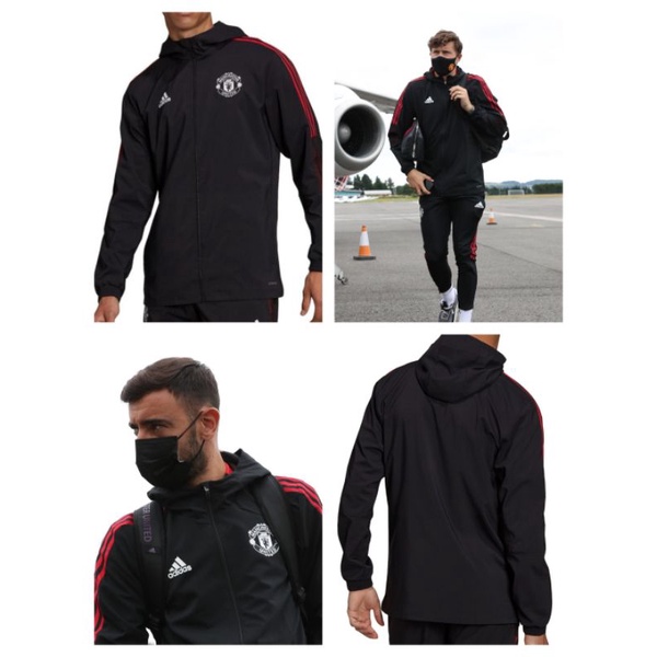 Jaket MU Training 2021/2022 - Manchester United Training All Weather Jacket