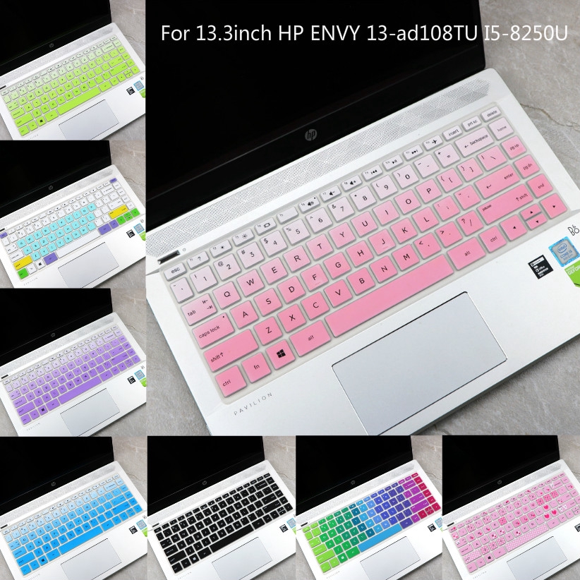 for Hp Envy 13-ad108tu I5-8250U 13.3 &quot; Cover Pelindung Keyboard Bahan Silikon Lembut Ultra Tipis Untuk Laptop