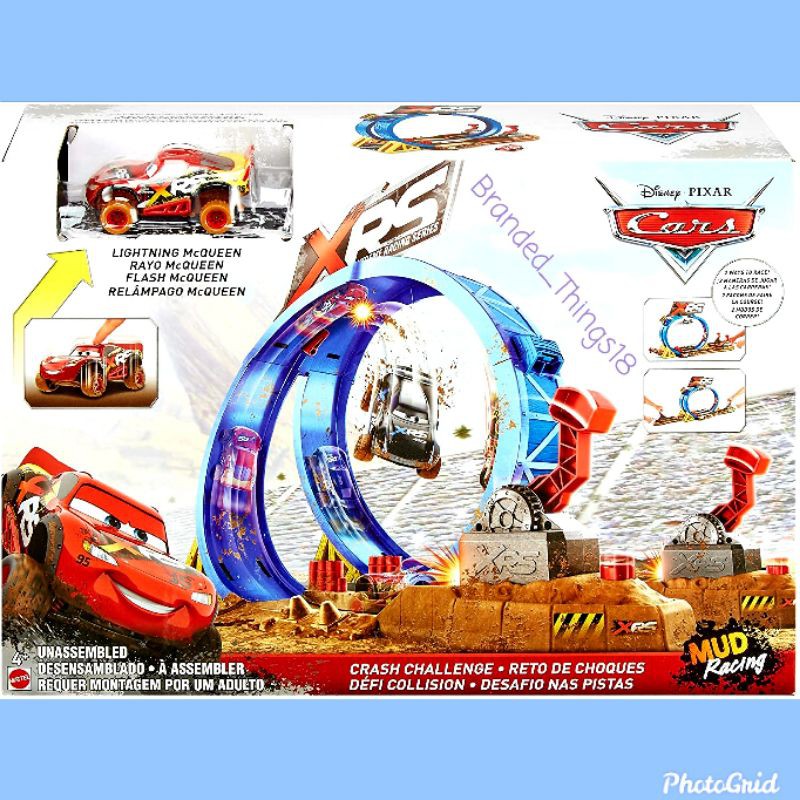 Jual Disney Pixar Cars Thunder Hollow Track Challenge diecast diecast