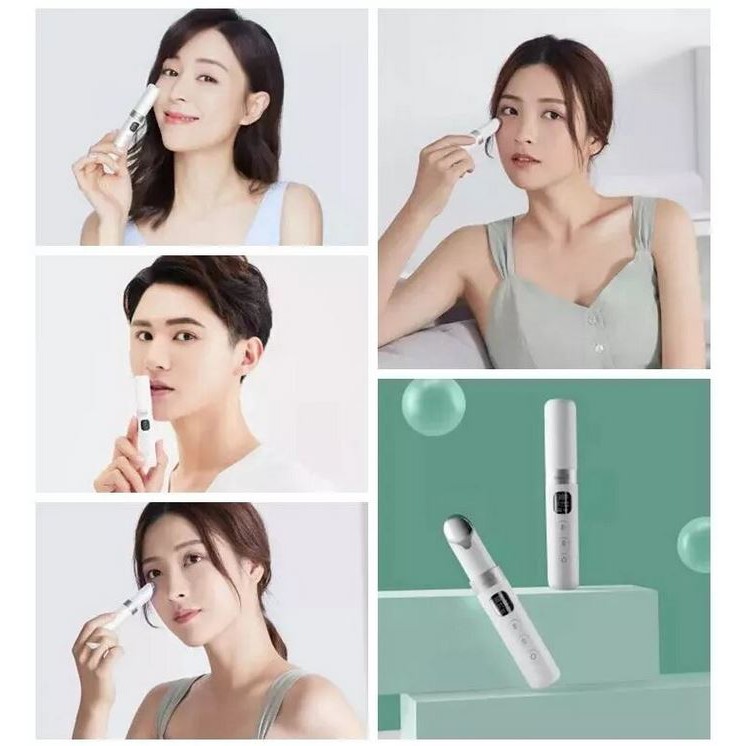 Pijat Mata Bibir Keriput Wajah WELLSKINS Warm Colored Light Massage Beauty Eye Anti Aging