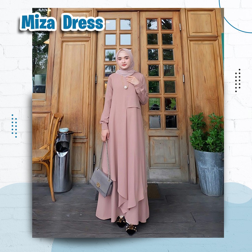 Wendy Dress Jilbrave Gamis Remaja Terbaru Kekinian By Bilda Dress Gamis Wanita Syari Busana Muslim T
