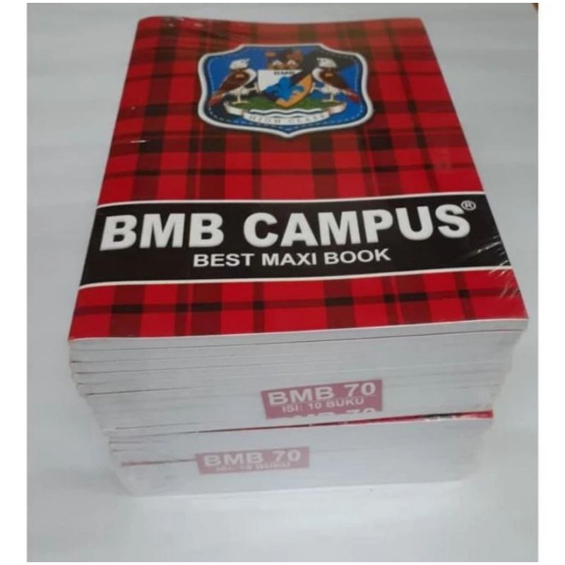 

Buku Tulis Boxy Campus 70 Lembar Isi 10 Pcs
