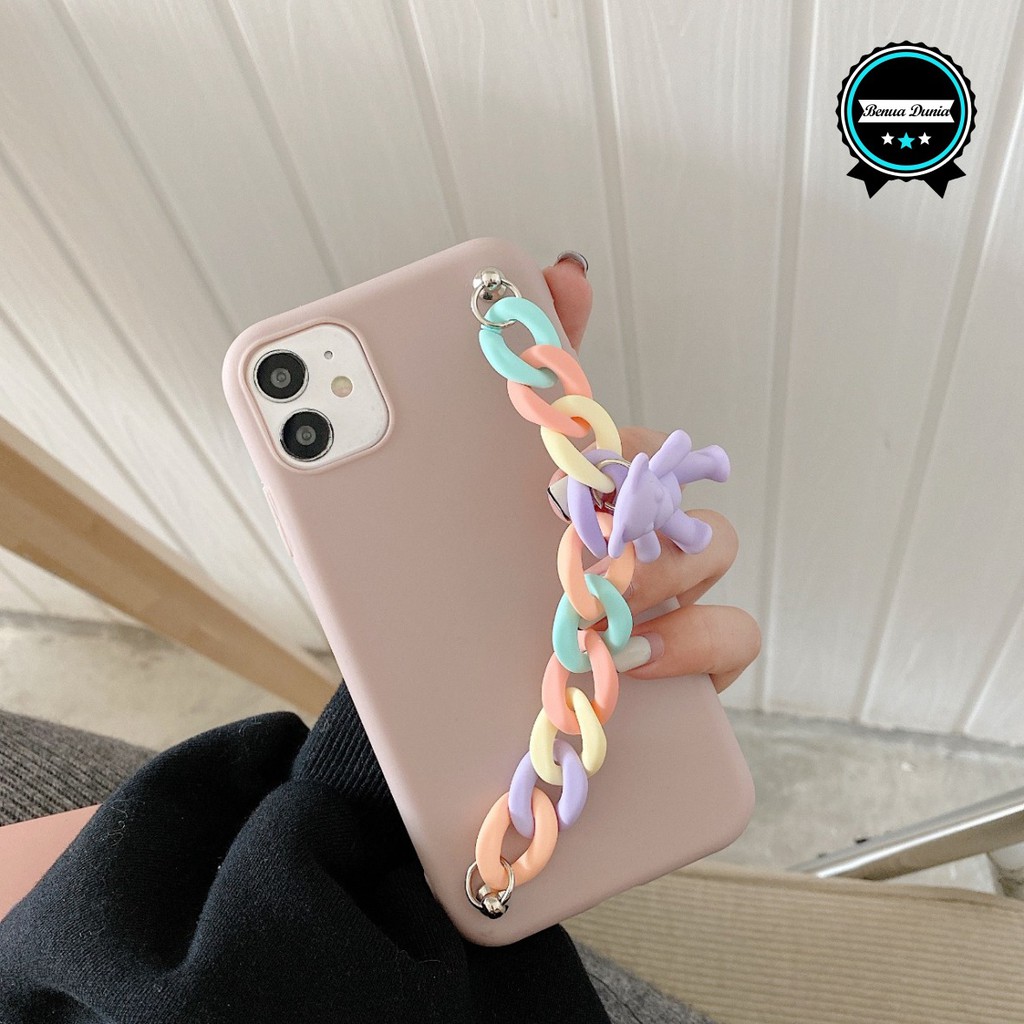 CASE SOFTCASE CANDY GELANG RANTAI VIVO Y30 Y50 Y30i Y70S Y20 Y20S Y12S BD626-PEARL