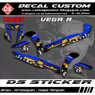 Decal Striping Sticker Vega R Lis Simple Shopee Indonesia