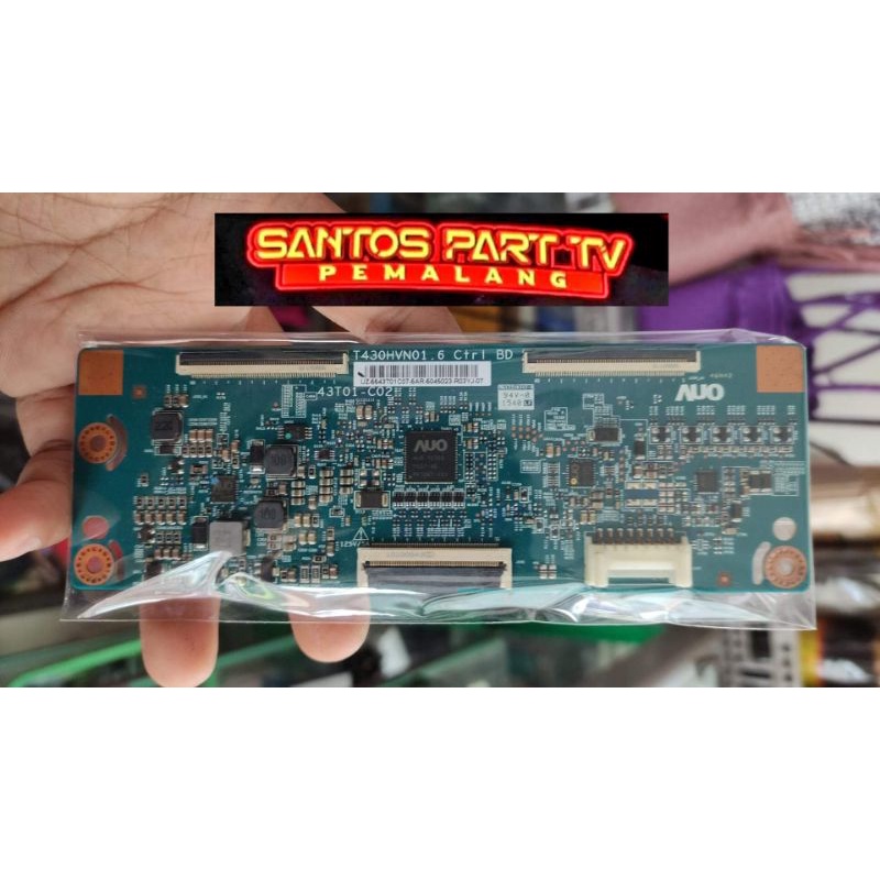 TCON TV samsung  UA43J5100AK / UA43J5500AK / T430HVN01. 6. Ctrl BD