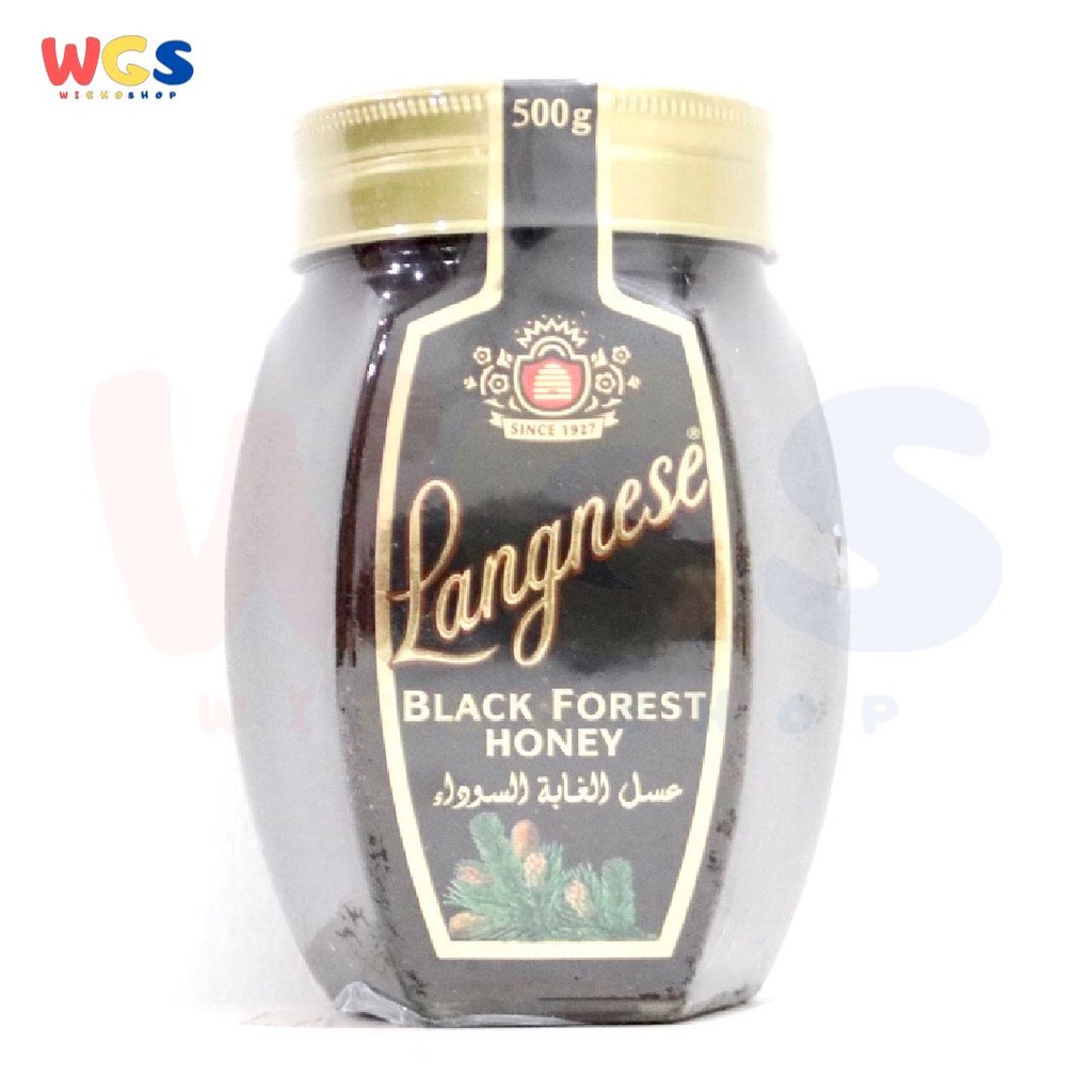 Langnese Black Forest Honey 500 gr - Madu Hutan Hitam