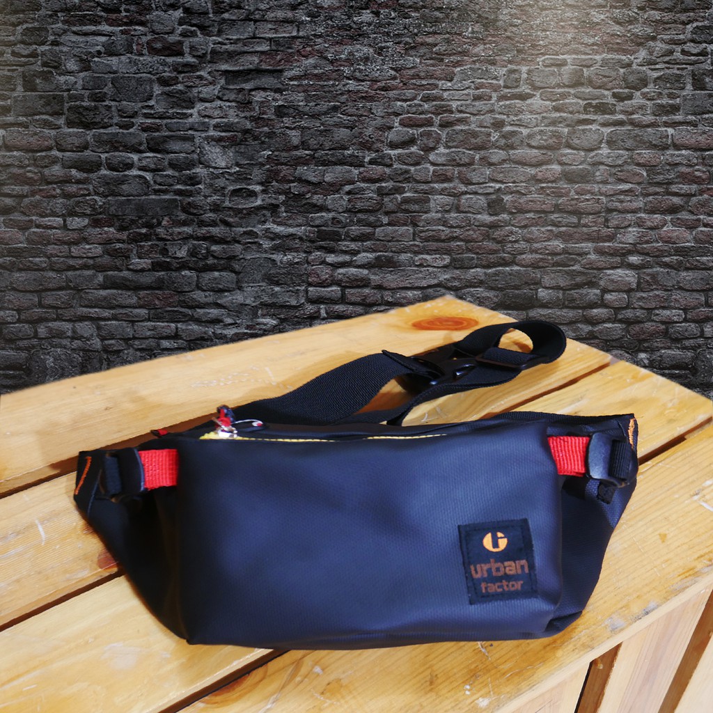 COLOMBANO SERIES|Urban Factor x FORIND| Tas Pinggang Waist Polos Simple Pria Wanita Waistbag Ori New