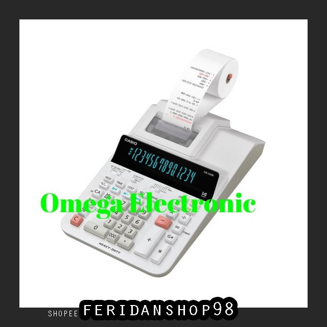 

FS1308 KALKULATOR CASIO DR 240 ATK TM - PRINTING KALKULATOR BY FERIDANSHOP98