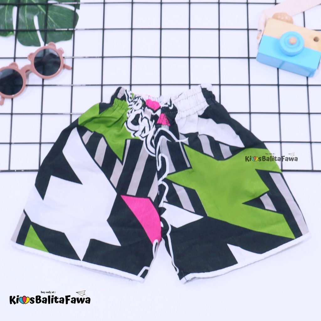 Summer Pants Kids uk 1-3 tahun / Celana Pendek Anak Laki Perempuan Harian Bawahan Hawaii Pants