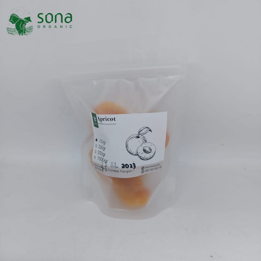 

Apricot Kering 100gr - Dried Apricot 100gr -Sona- Buah Apricot Kering