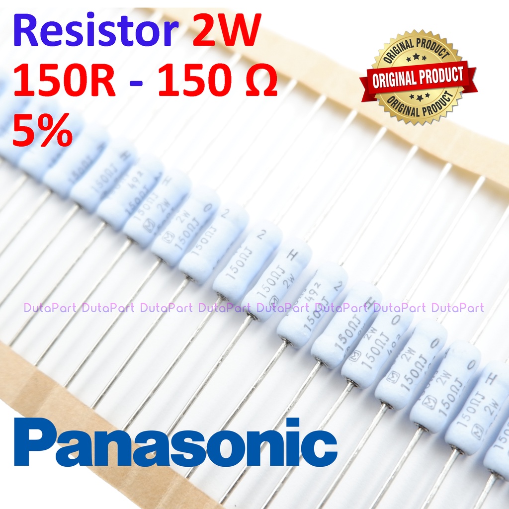 Resistor 150 Ohm 2 Watt 5% ORIGINAL PANASONIC 2W 150R HIGH QUALITY