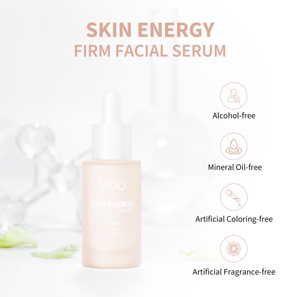 Y.O.U Skin Energy Face Serum | Brighten | Firm | Soothe | Hydrate | Balance 20ml Y.O.U