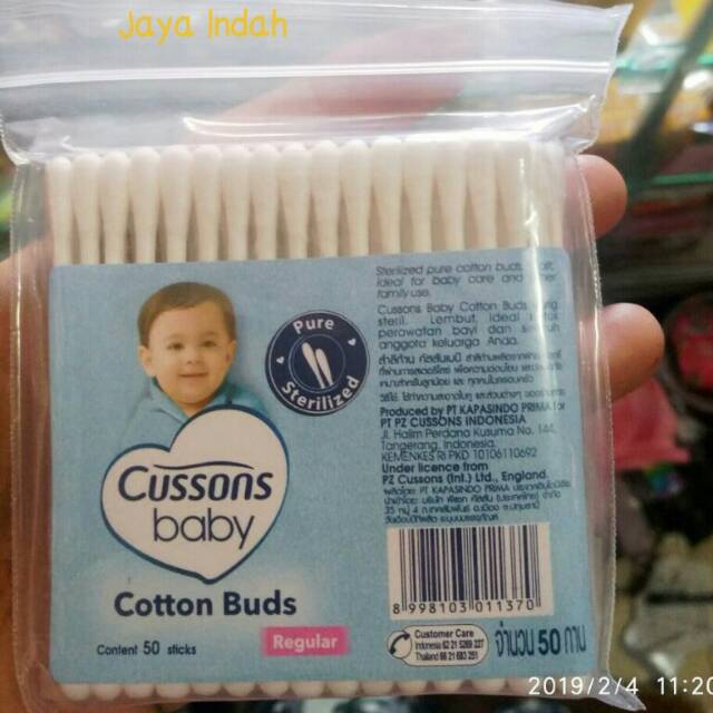 

Original Cotton bud cusaons Cottonbud Korek Telinga REGULER isi 50 sticks Korek Kuping