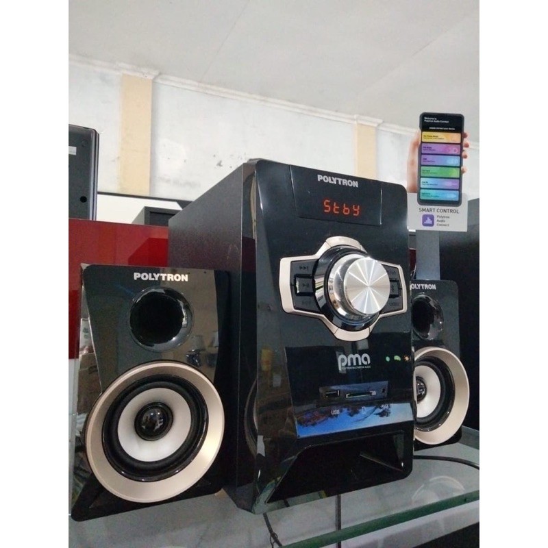 Speaker aktif POLYTRON PMA 9321 FM Radio. Bluetooth, USB