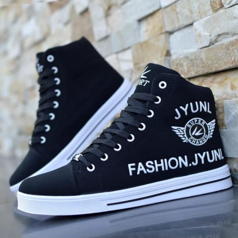 sepatu sneaker tali pria dan wanita dewasa fashion jiun